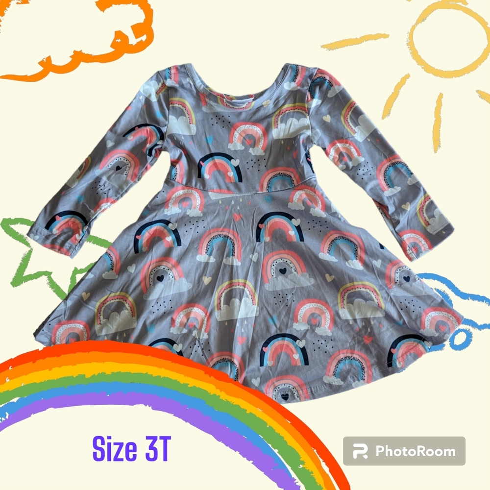 3T Preloved 🌈 Rainbow dress! Absolutely, adorable! Like new!